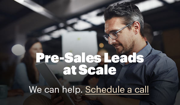pre-sales leads at scale
