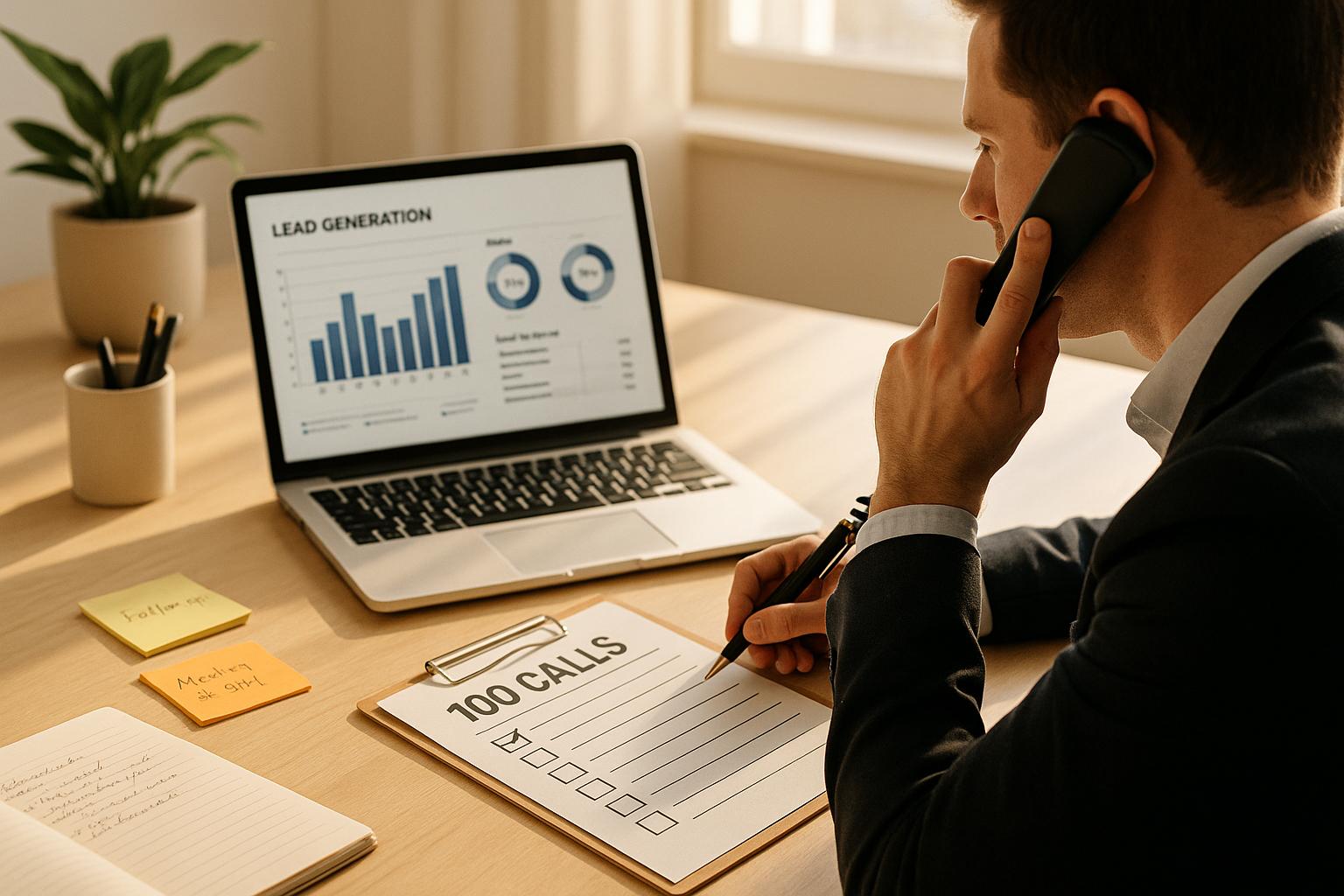 The 100-Call Method - How Systematic Volume Drives Predictable B2B Lead Generation