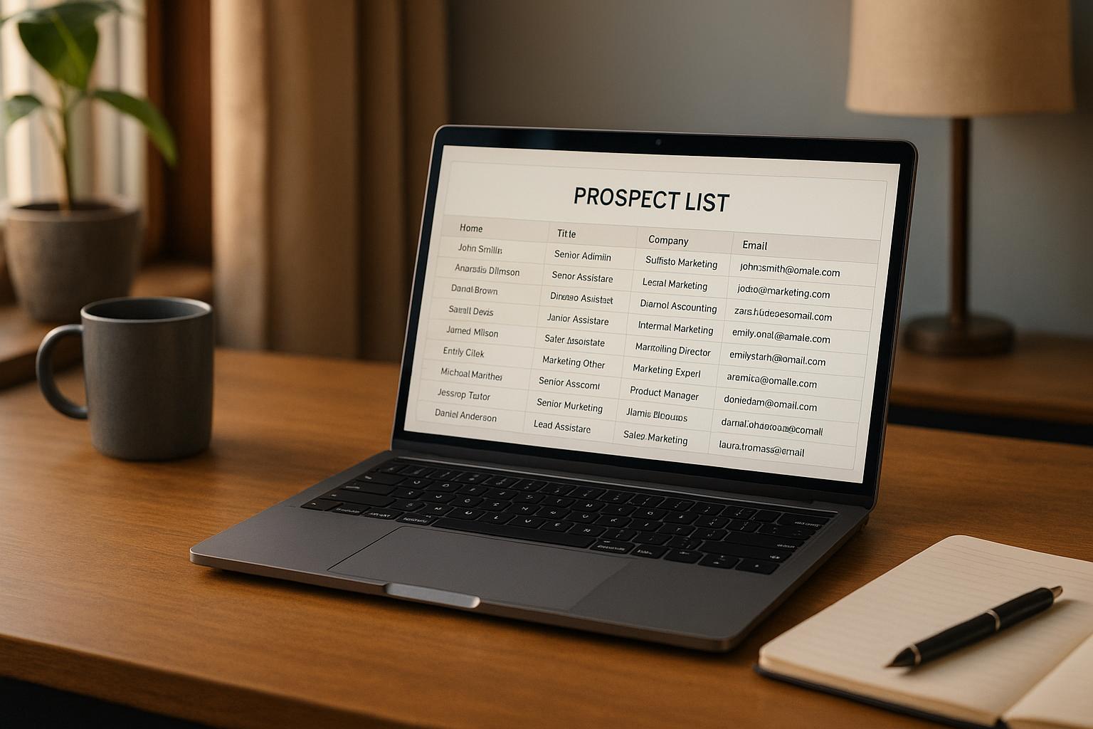 Prospect List Builder for Targeted Outreach
